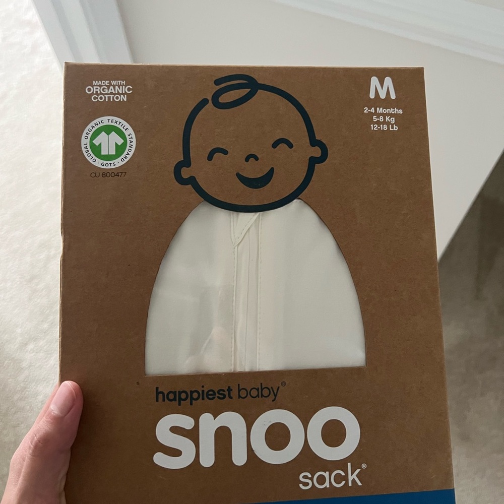Happiest Baby Snoo Sack in White